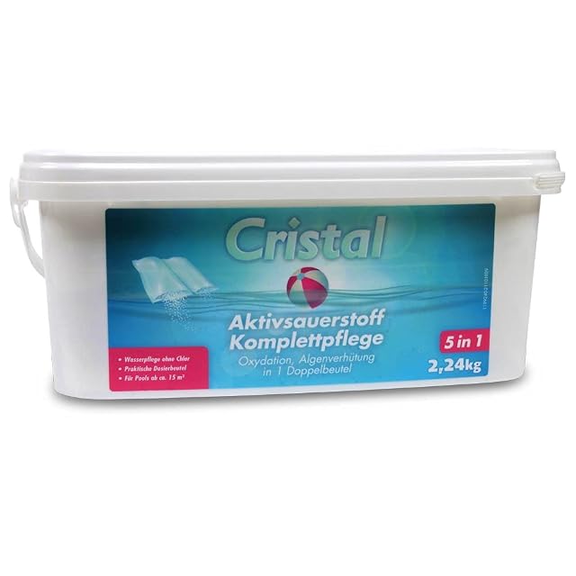 Granulato d’ossigeno attivo Cristal 5 in 1 in bustine bicompartimento predosate