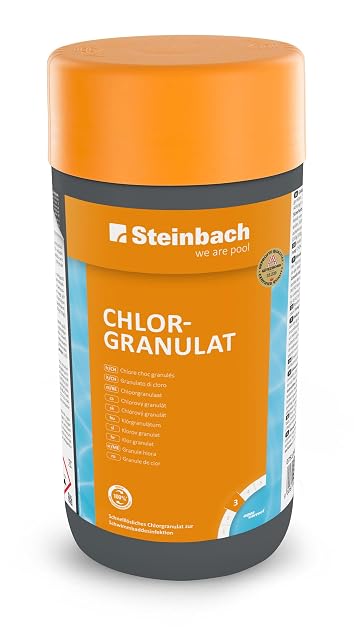 Granulato di cloro a scioglimento rapido Steinbach in confezione da un chilogrammo