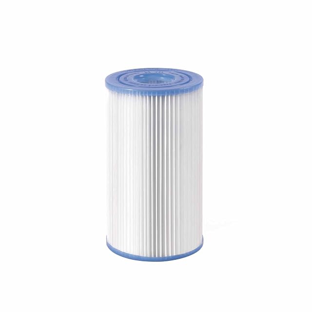 Due cartucce filtranti Intex Pure Spa S2 in fibra Dacron plissettata bianca