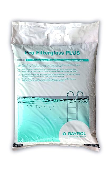 Bayrol Eco Filterglass Plus, venticinque chilogrammi di vetro filtrante riciclato in 0,3-1,0 millimetri