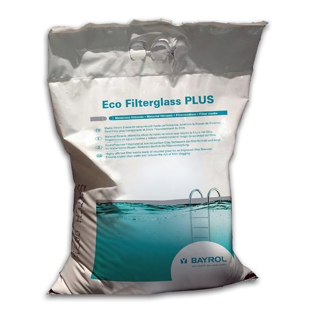 Duraol ECO Filterglass, venticinque chilogrammi di vetro filtrante riciclato in 0,3-1,0 millimetri