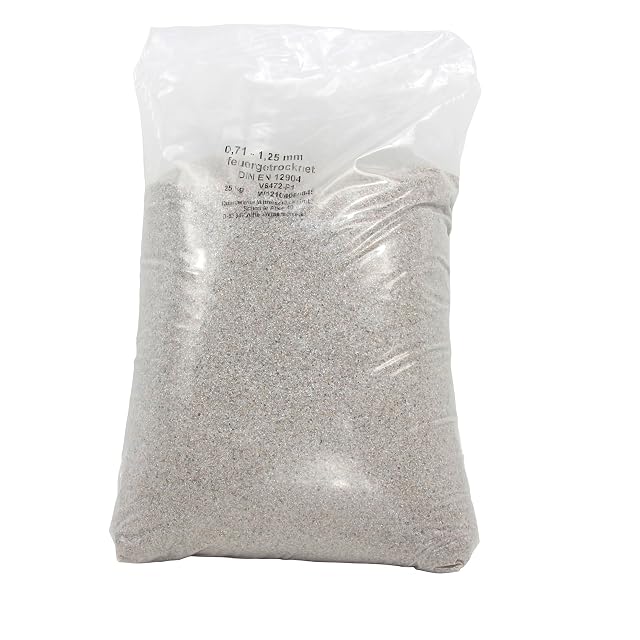 Sacco Höfer Chemie da venticinque chilogrammi di sabbia di quarzo filtrante in 0,7-1,25 millimetri