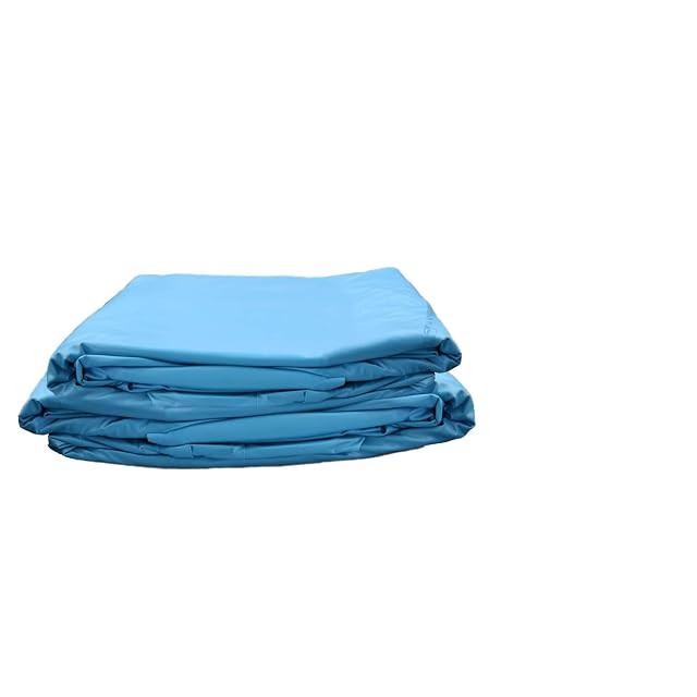 Liner di ricambio a sormonto Planet Pool in blu adria per una vasca tonda da trecento centimetri