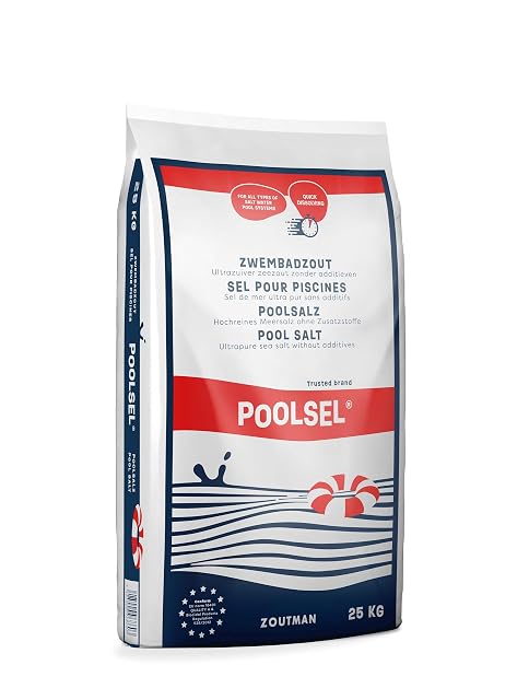 Cristalli di sale marino Poolsel HENSITA da uno a due millimetri per piscine