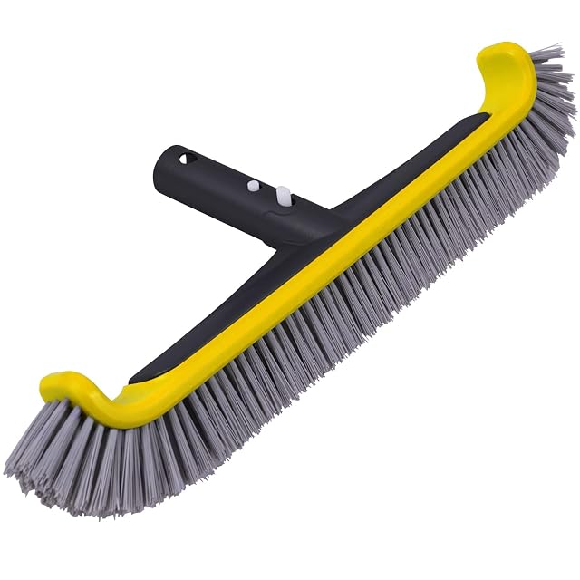 Testa aspirante da vasca manuale zavorrata POOLAZA da 35 cm di larghezza su otto ruote