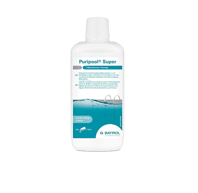 Flacone da un litro di concentrato liquido di svernamento BAYROL Puripool Super