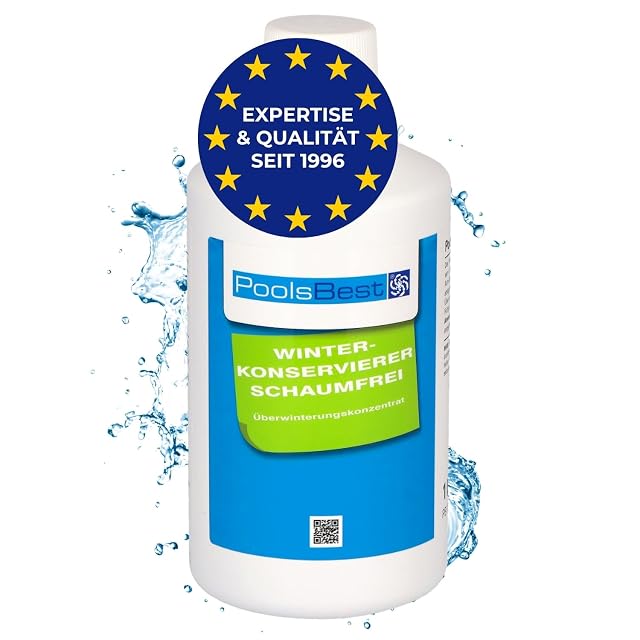 Flacone da un litro di concentrato per lo svernamento delle vasche PoolsBest